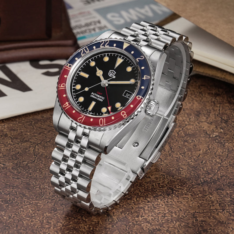 🔥WeeklyDeals🔥Watchdives WD6542 38mm GMT Men Watch