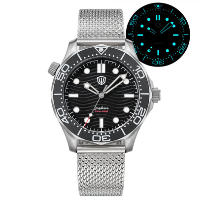 🔥EarlyBird🔥Seafarer WD007Q VH31 Titanium NTTD Dive Watch