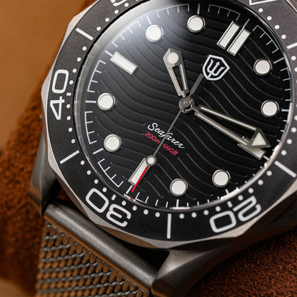 🔥EarlyBird🔥Seafarer WD007Q VH31 Titanium NTTD Dive Watch