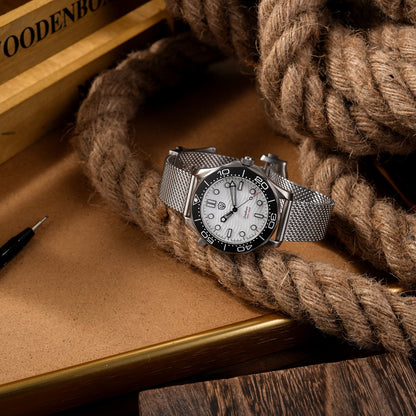 🔥EarlyBird🔥Seafarer WD007Q VH31 Titanium NTTD Dive Watch