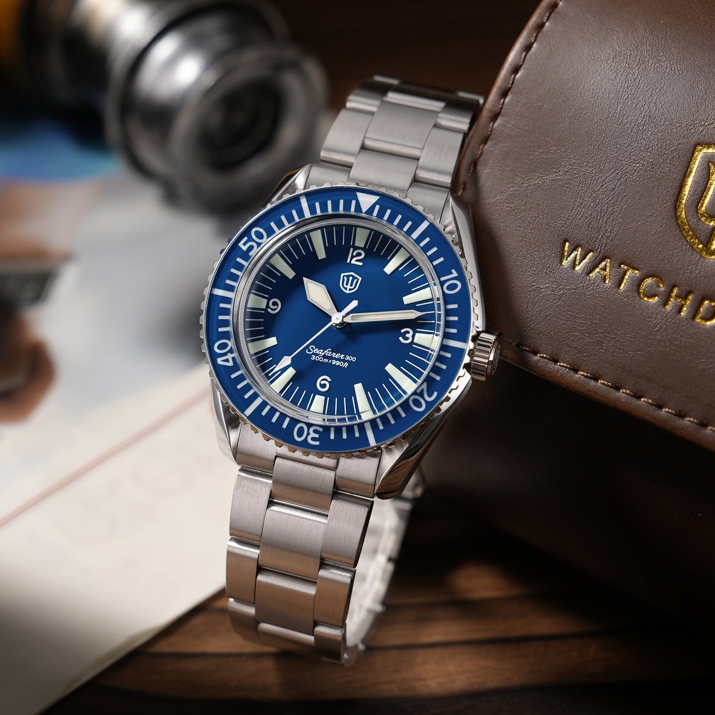Seafarer WD1967Q 39mm VH31 Diver Watch