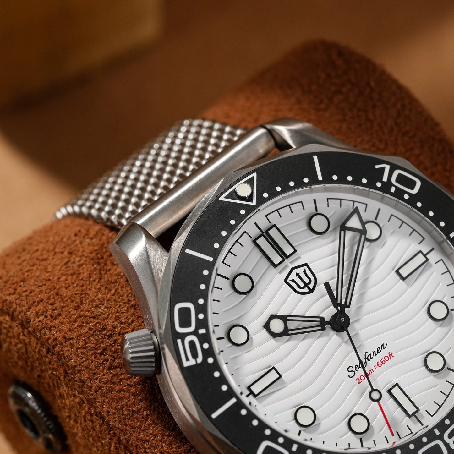 🔥EarlyBird🔥Seafarer WD007Q VH31 Titanium NTTD Dive Watch