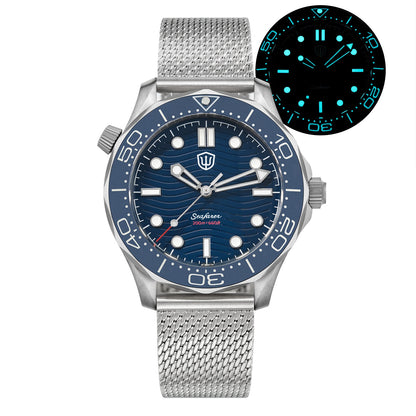 🔥EarlyBird🔥Seafarer WD007Q VH31 Titanium NTTD Dive Watch