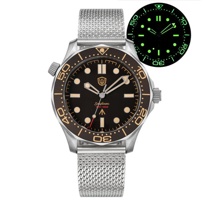 🔥EarlyBird🔥Seafarer WD007Q VH31 Titanium NTTD Dive Watch