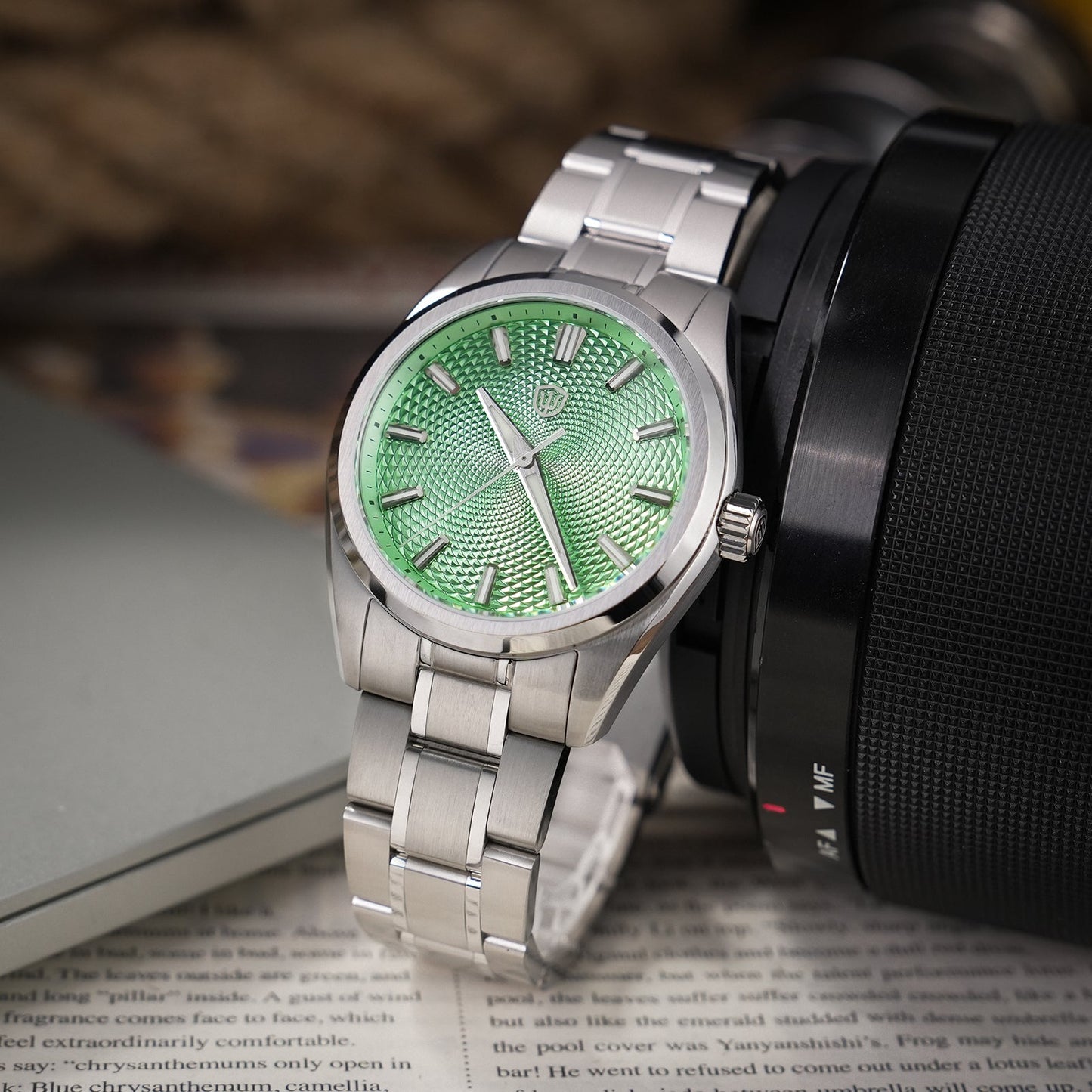 Watchdives WD0003G Guilloche Dial VH31 Men Watch