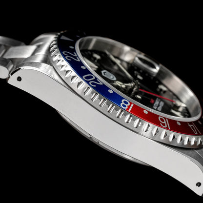 Watchdives WD0014 Aluminum Bezel Vintage NH34 GMT Watch