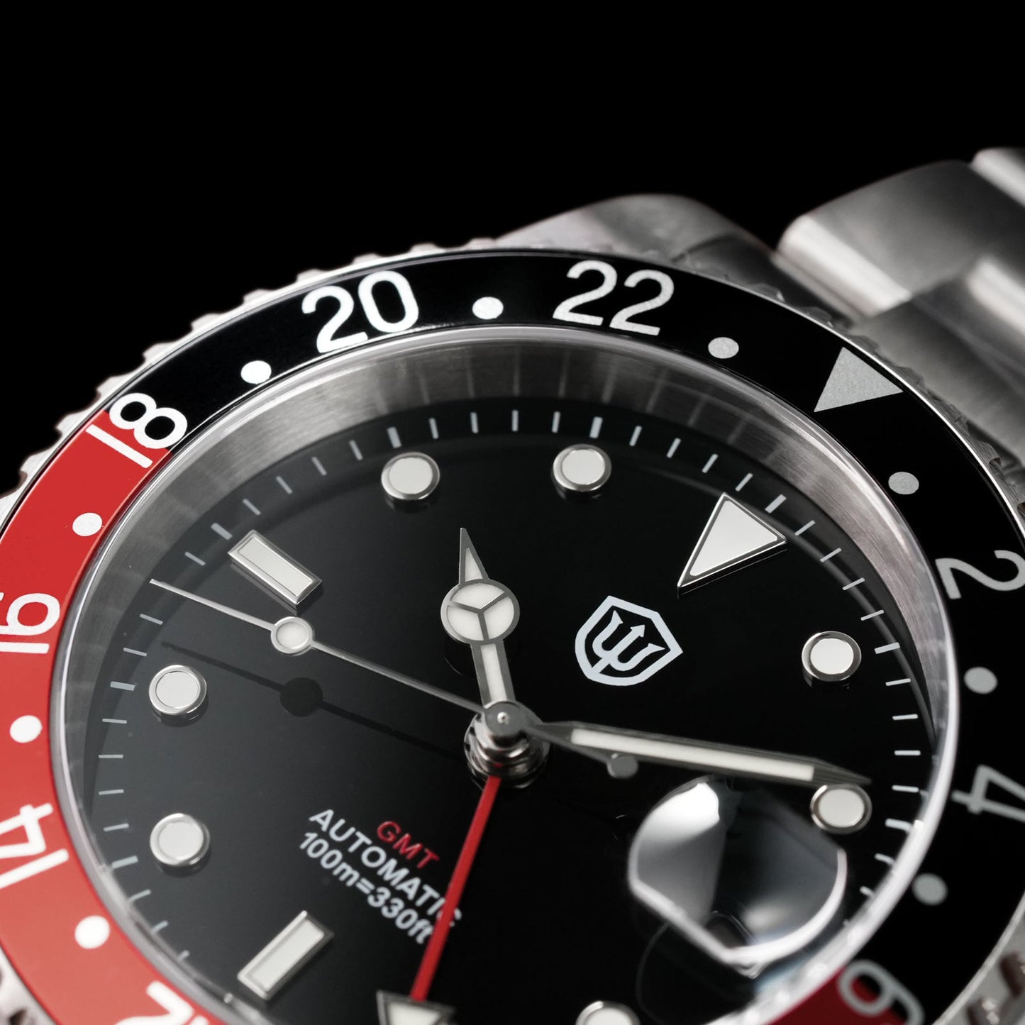Watchdives WD0014 Aluminum Bezel Vintage NH34 GMT Watch