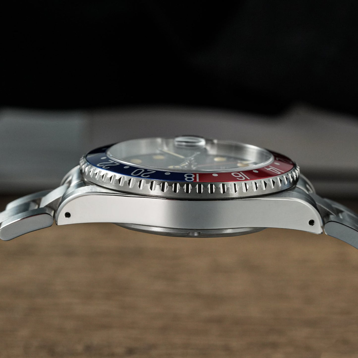 Watchdives WD0014 Aluminum Bezel Vintage NH34 GMT Watch