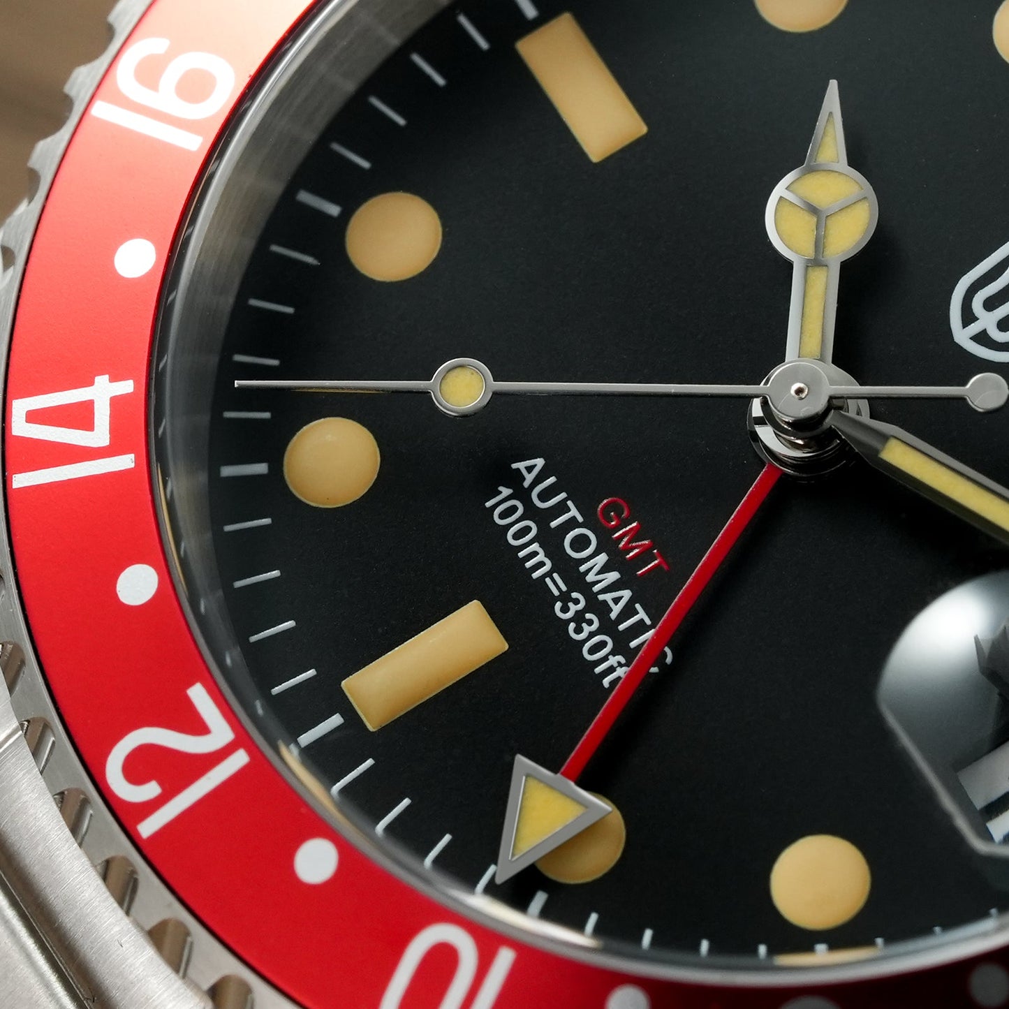 Watchdives WD0014 Aluminum Bezel Vintage NH34 GMT Watch