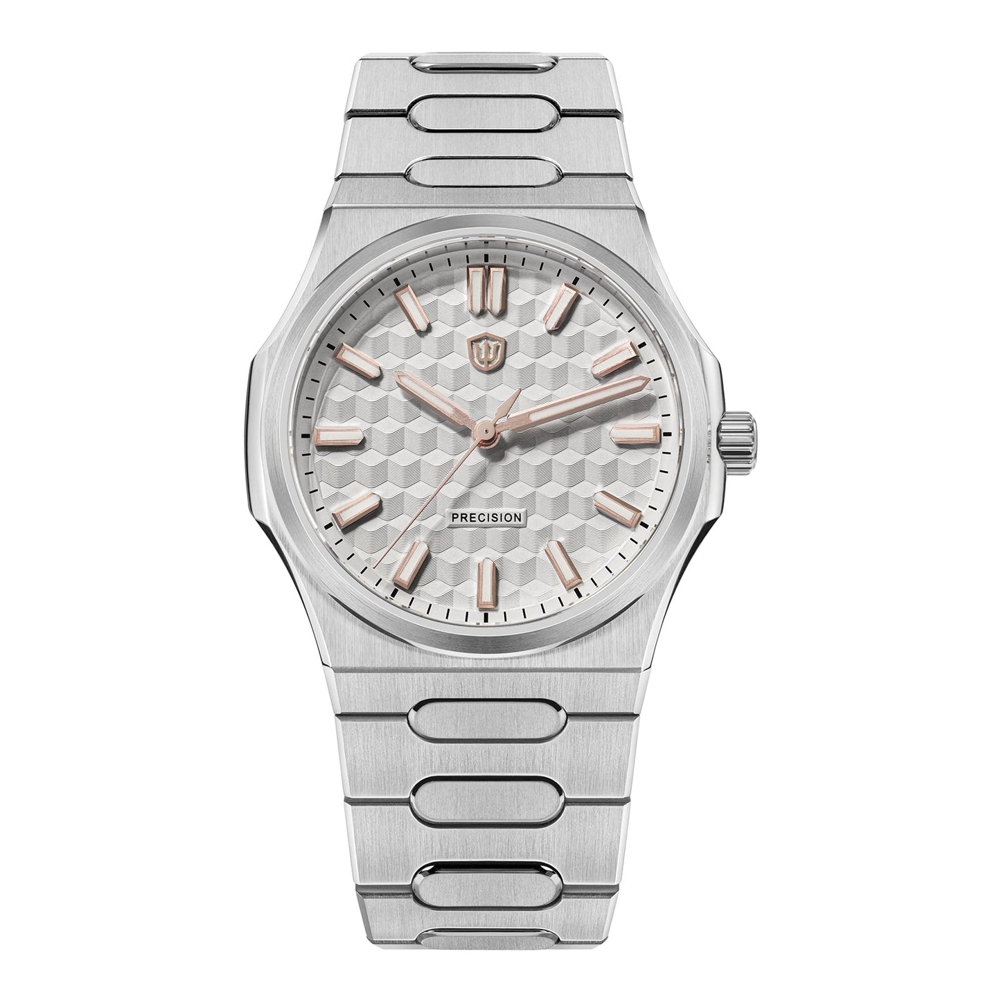 Watchdives Premier WD0016B Square-Block Faceted Dial Original Design