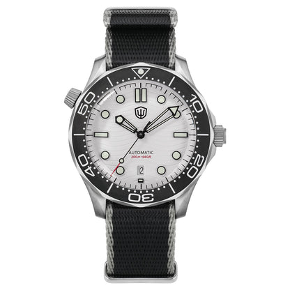 🔥WeeklyDeals🔥Watchdives WD007 Top Hat Sapphire PT5000 Titanium Dive Watch