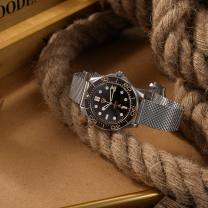 🔥EarlyBird🔥Seafarer WD007Q VH31 Titanium NTTD Dive Watch