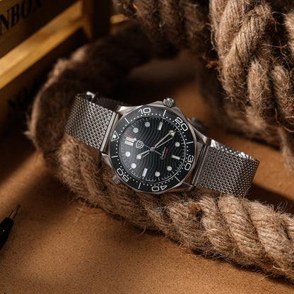 🔥EarlyBird🔥Seafarer WD007Q VH31 Titanium NTTD Dive Watch