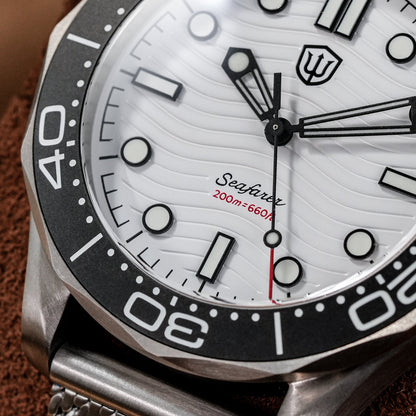 🔥EarlyBird🔥Seafarer WD007Q VH31 Titanium NTTD Dive Watch