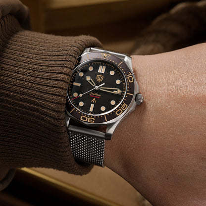 🔥EarlyBird🔥Seafarer WD007Q VH31 Titanium NTTD Dive Watch