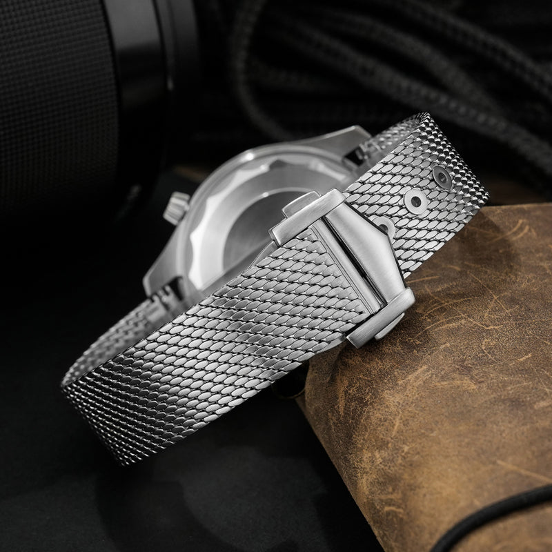 🔥WeeklyDeals🔥Watchdives WD007 Top Hat Sapphire PT5000 Titanium Dive Watch