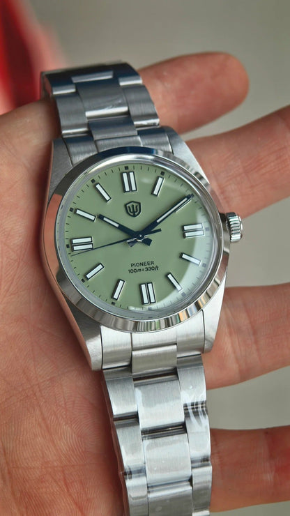 Watchdives WD1016B 37mm Pioneer VH31 Men Watch