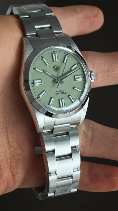 Watchdives WD1016B 37mm Pioneer VH31 Men Watch