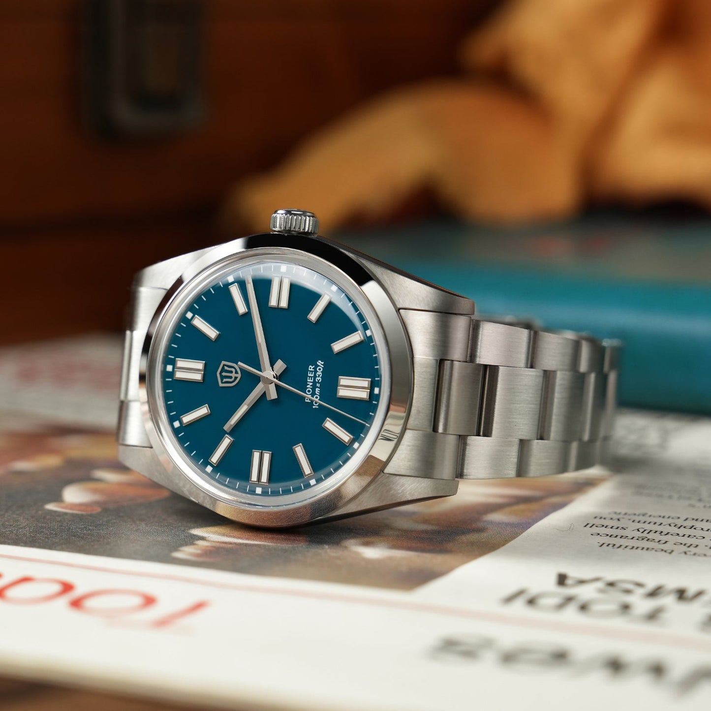 Watchdives WD1016B 37mm Pioneer VH31 Men Watch