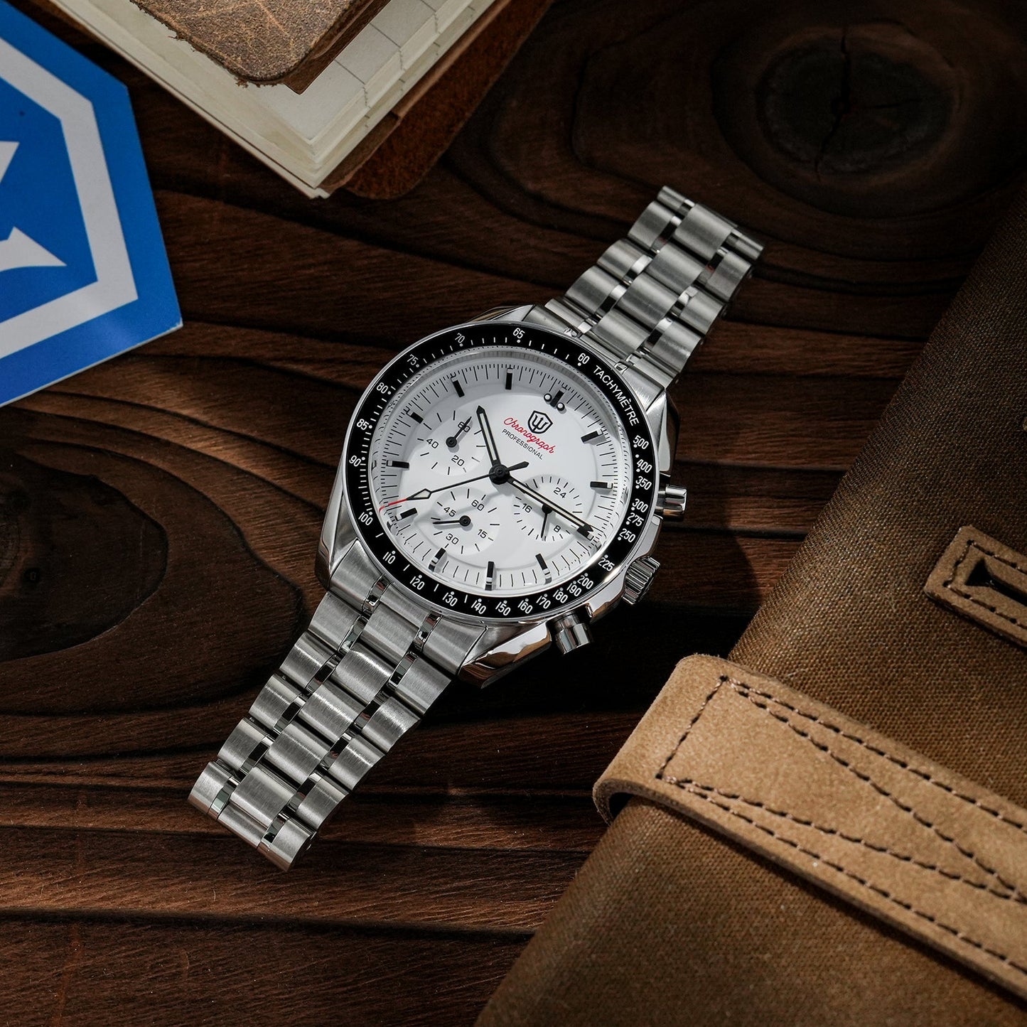 Watchdives 40mm WD1860 VK63 Chronograph Watch