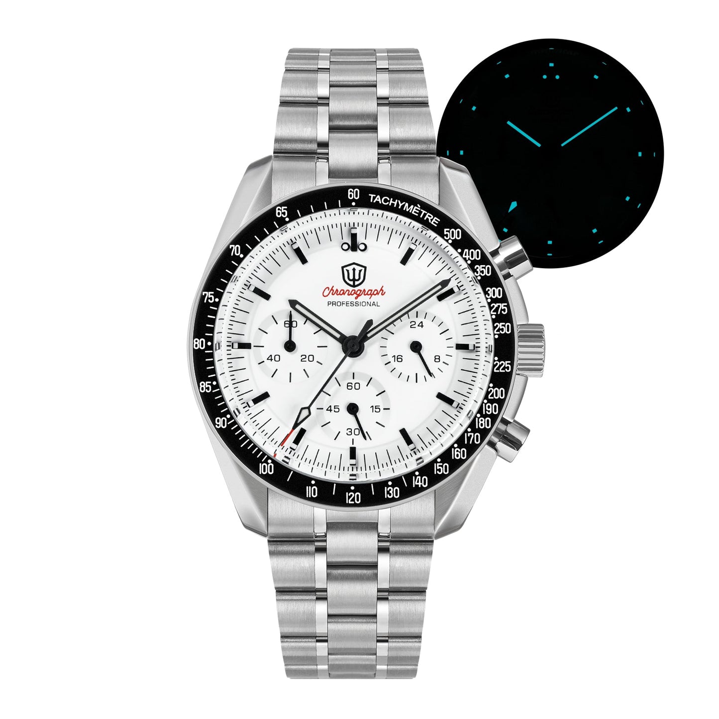 Watchdives 40mm WD1860 VK63 Chronograph Watch