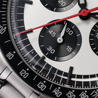 Watchdives 39mm VK63 Chronograph Watch WD1863 - Panda Collection