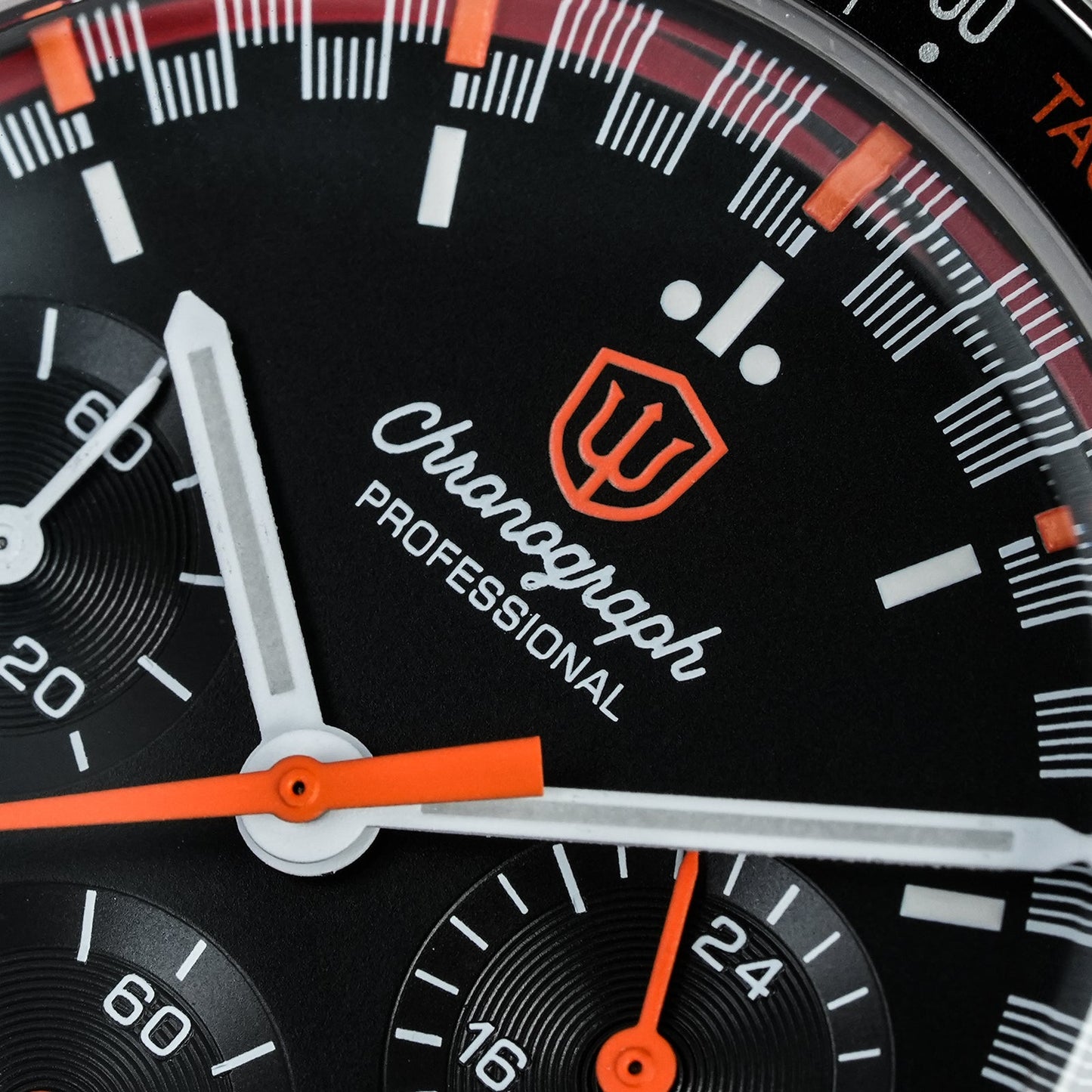 Watchdives 39mm VK63 Chronograph Watch WD1863 - Panda Collection