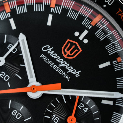 Watchdives 39mm VK63 Chronograph Watch WD1863 - Panda Collection