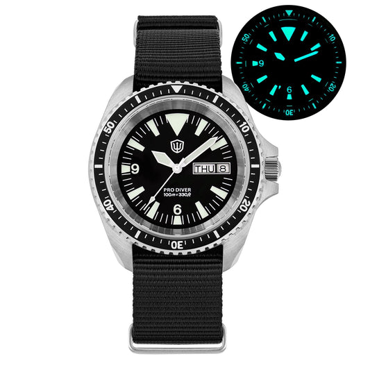 🔥WeeklyDeals🔥Watchdives WD1980 VH31 Military Diver Watch V3