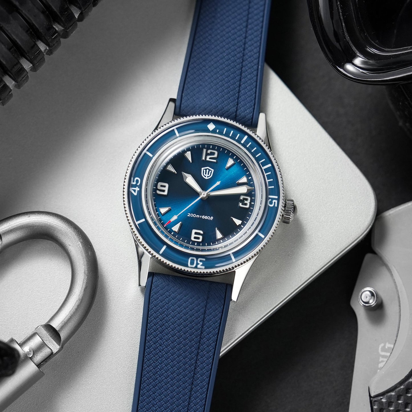 Watchdives WD50Q 50-Fathoms VH31 Dive Watch