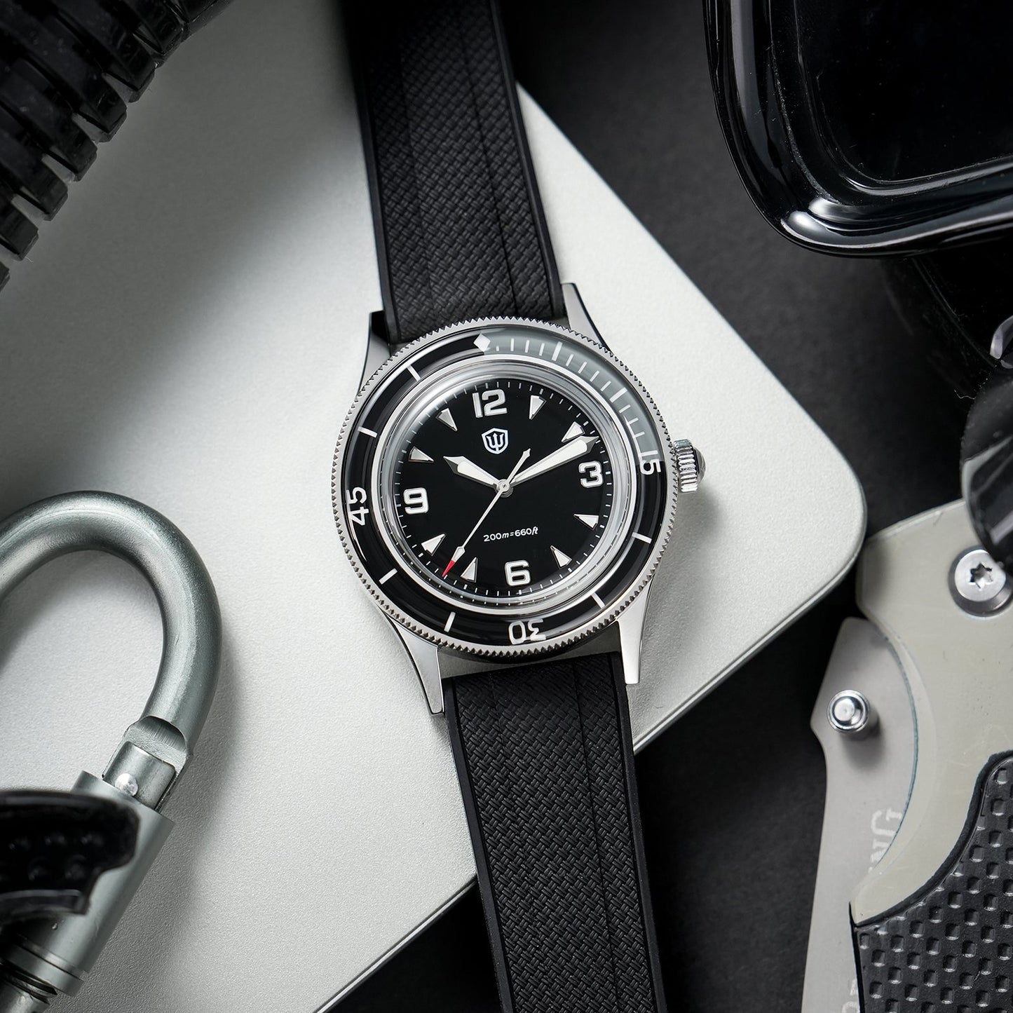 Watchdives WD50Q 50-Fathoms VH31 Dive Watch