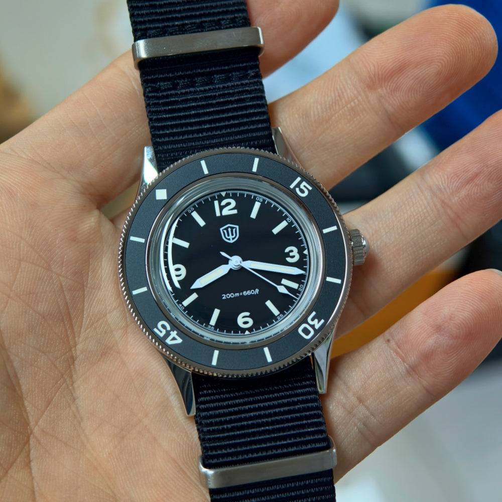 Watchdives WD50Q 50-Fathoms VH31 Dive Watch