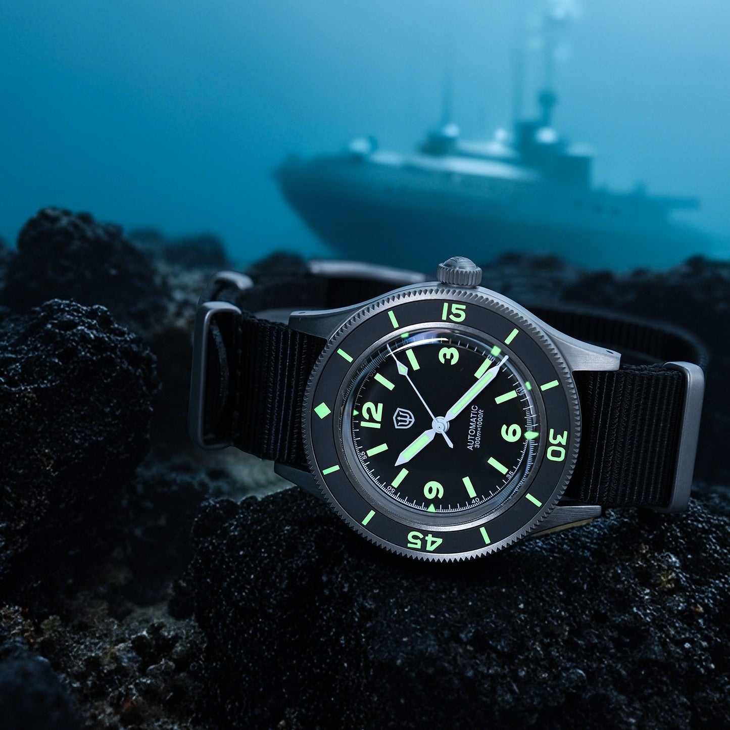 Watchdives WD50Ti Titanium 50-Fathoms NH35 Dive Watch