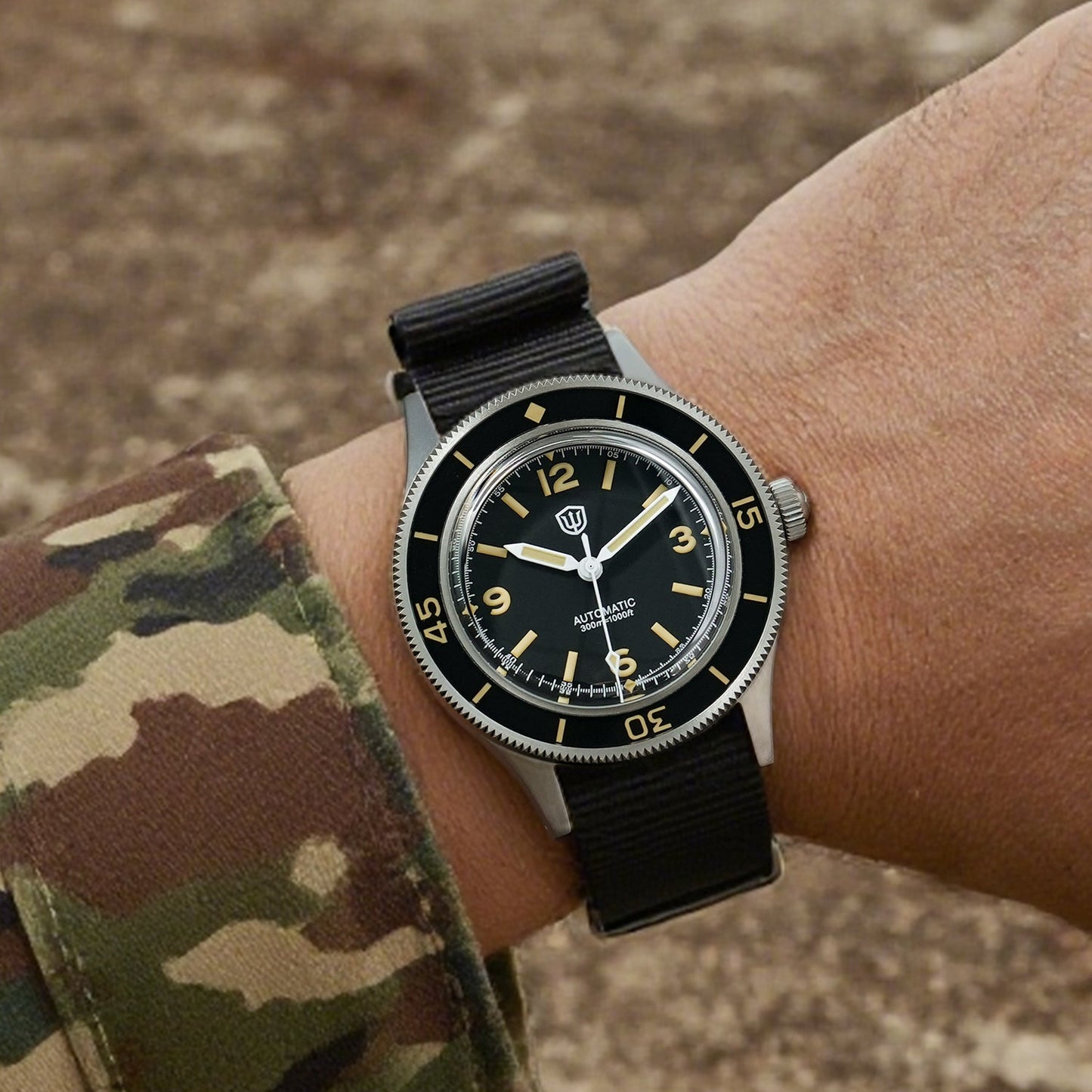 Watchdives WD50Ti Titanium 50-Fathoms NH35 Dive Watch