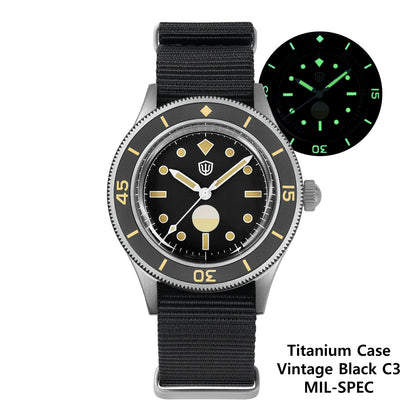 Watchdives WD50Ti Titanium 50-Fathoms NH35 Dive Watch