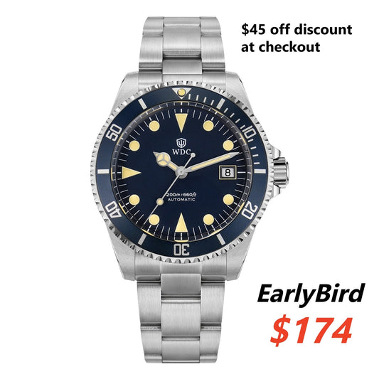 🔥EarlyBird🔥Watchdives WD5513P PT5000 Vintage Sub Watch