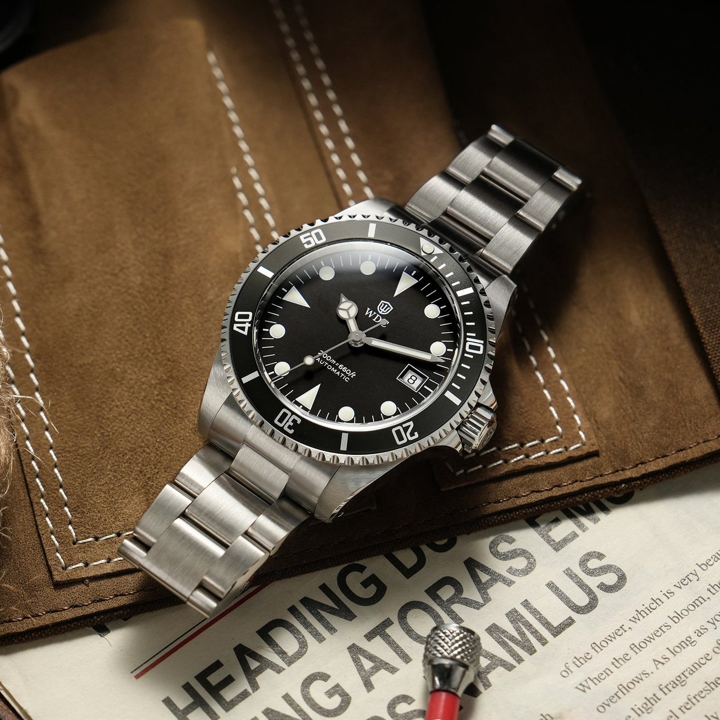 🔥EarlyBird🔥Watchdives WD5513P PT5000 Vintage Sub Watch