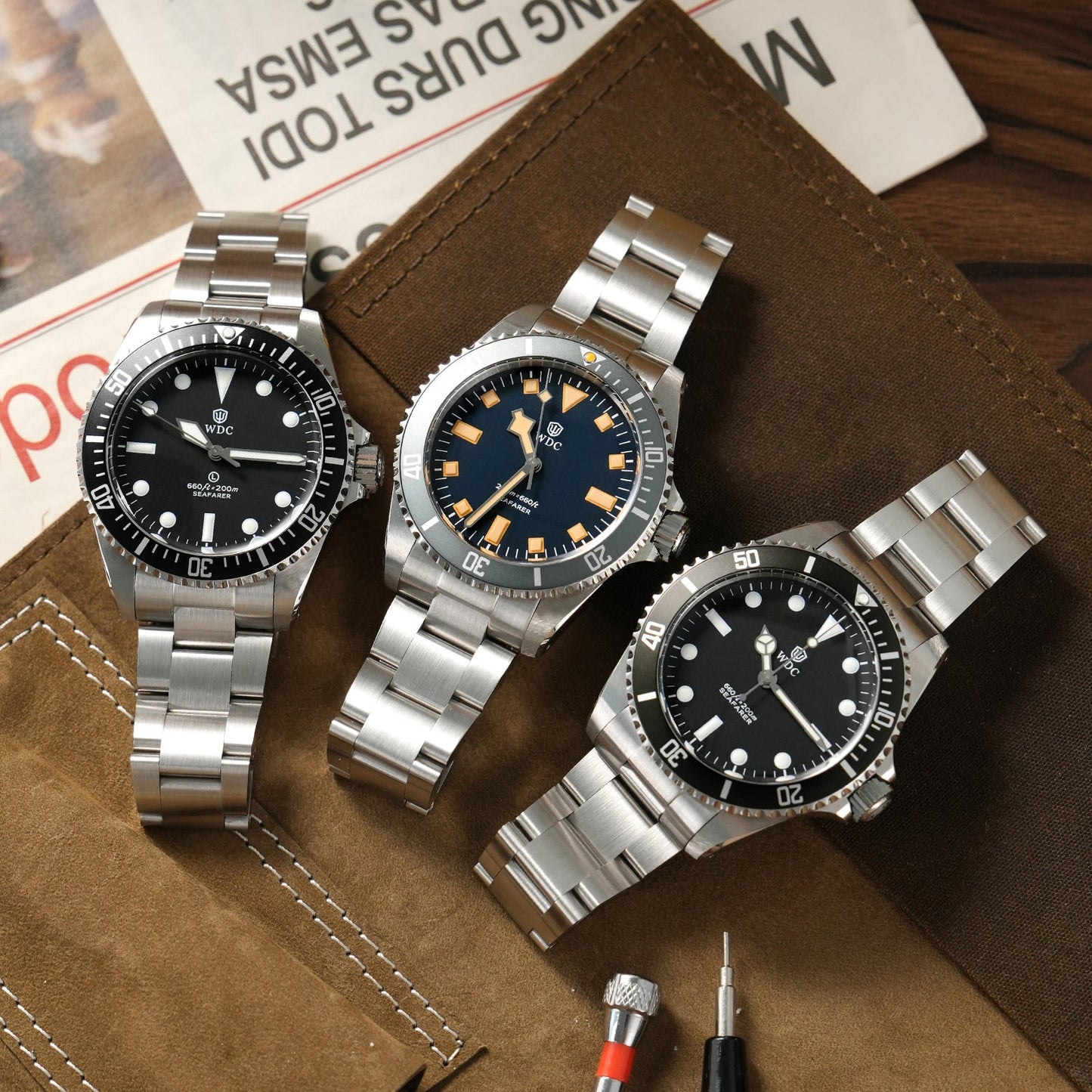 Watchdives Seafarar WD5513Q 40mm VH31 Sub Diver Watch