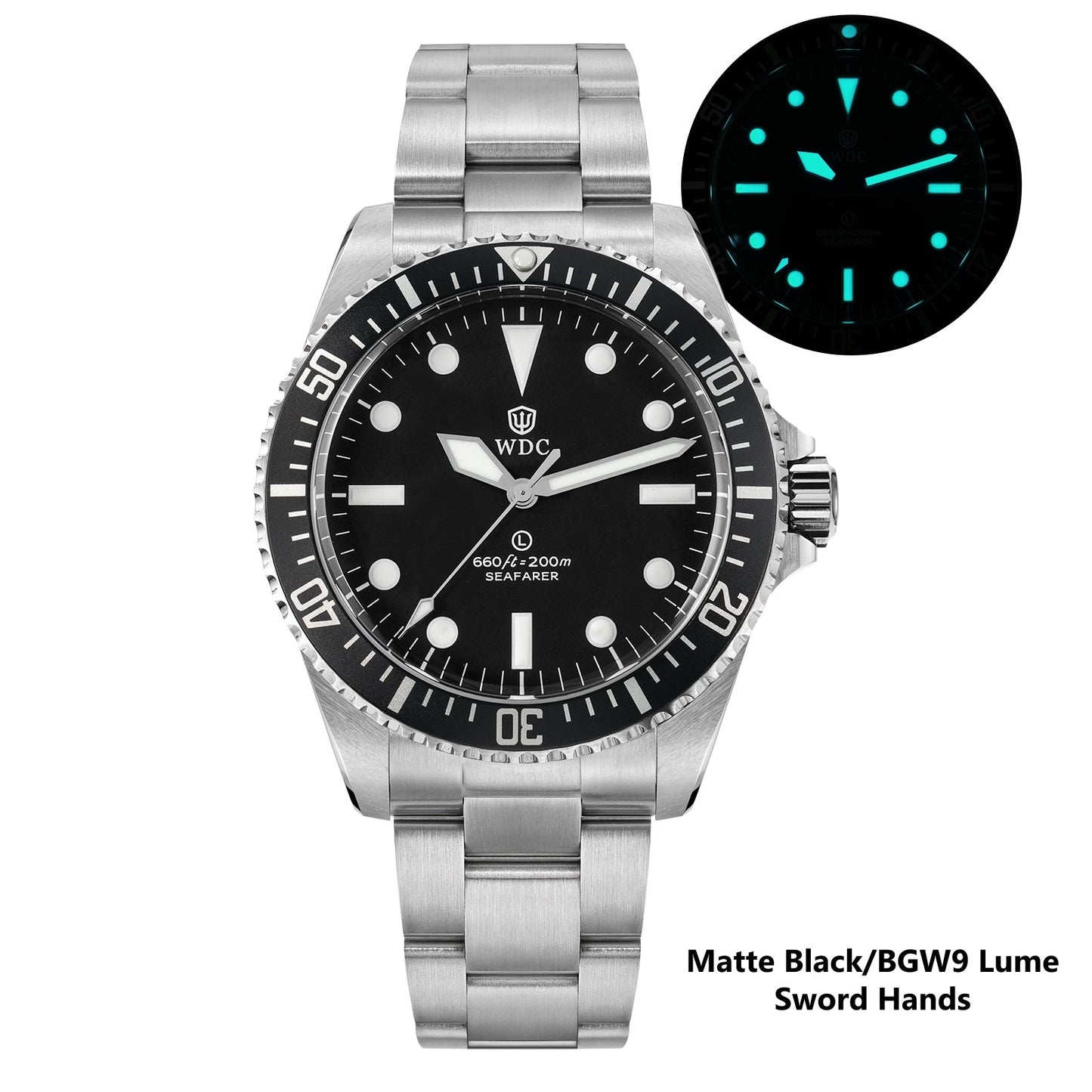 Watchdives Seafarar WD5513Q 40mm VH31 Sub Diver Watch