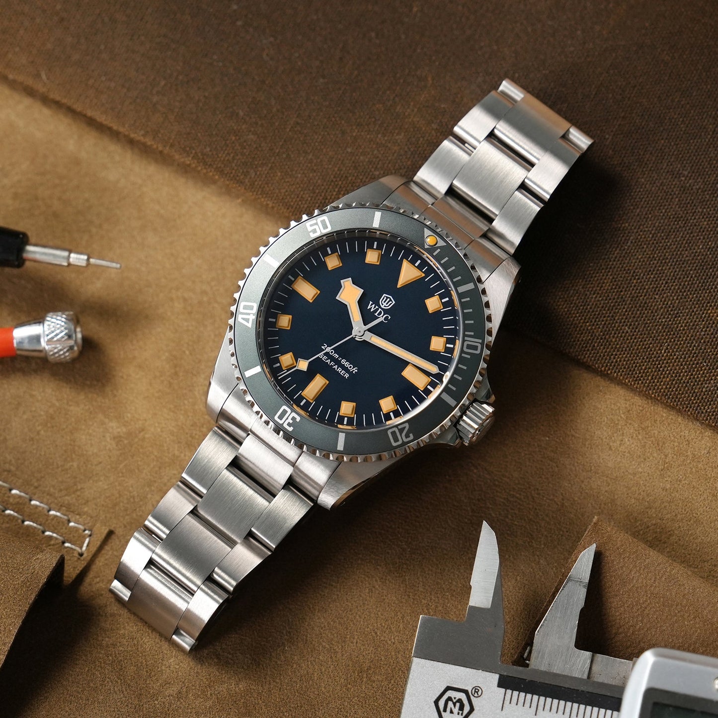 Watchdives Seafarar WD5513Q 40mm VH31 Sub Diver Watch