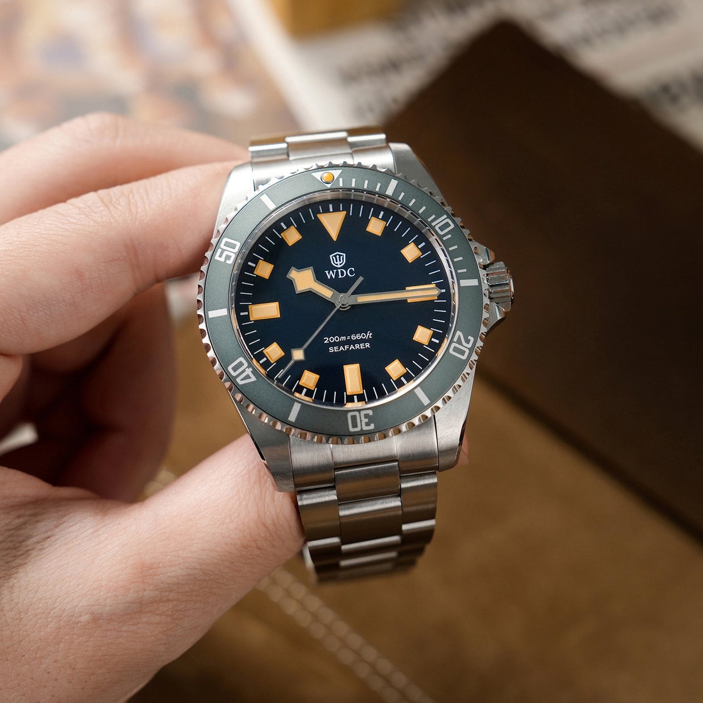 Watchdives Seafarar WD5513Q 40mm VH31 Sub Diver Watch