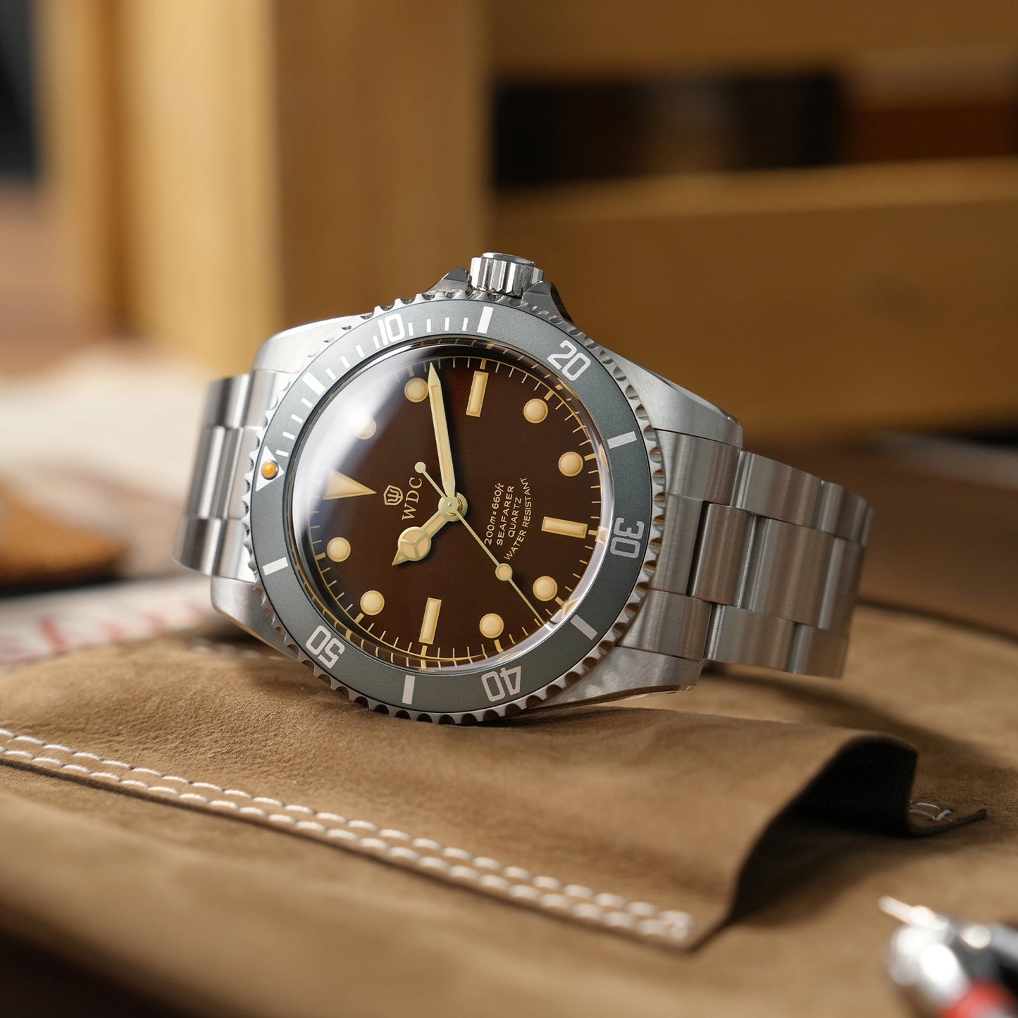 Watchdives Seafarar WD5513Q 40mm VH31 Sub Diver Watch