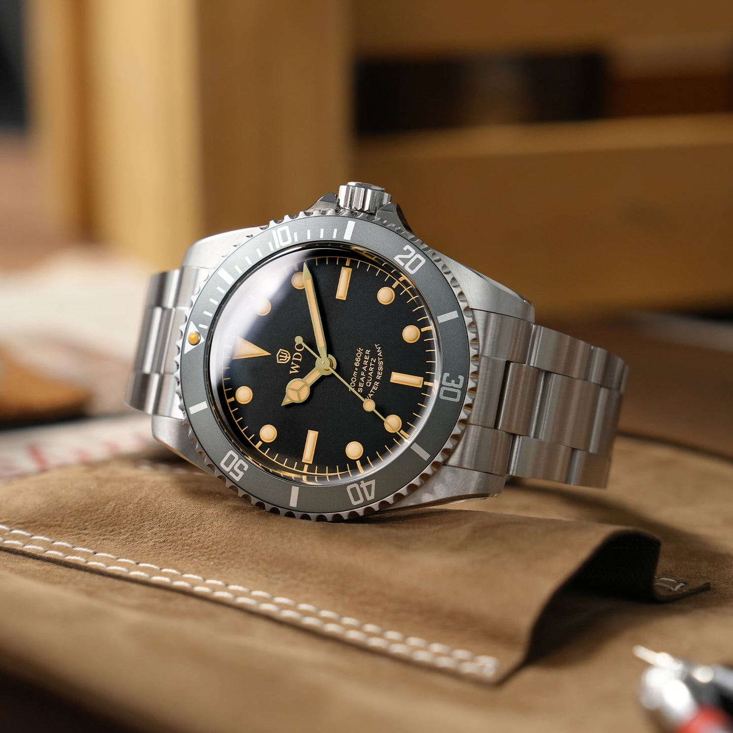 Watchdives Seafarar WD5513Q 40mm VH31 Sub Diver Watch