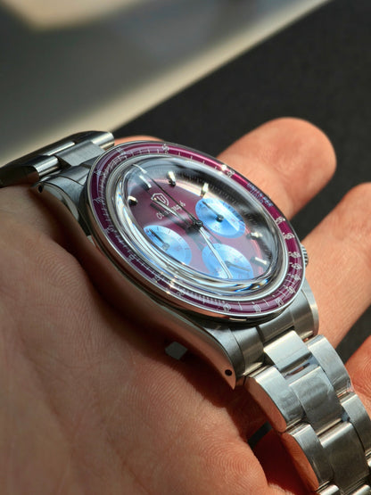 ⚡EarlyBird⚡Watchdives WD6263 Vintage Racing Chronograph Watch