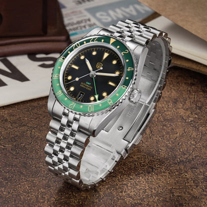 🔥WeeklyDeals🔥Watchdives WD6542 38mm GMT Men Watch