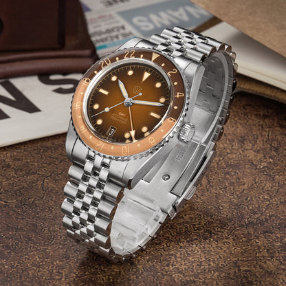 🔥WeeklyDeals🔥Watchdives WD6542 38mm GMT Men Watch