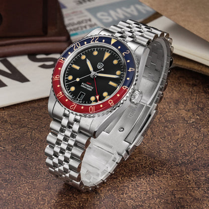 🔥WeeklyDeals🔥Watchdives WD6542 38mm GMT Men Watch