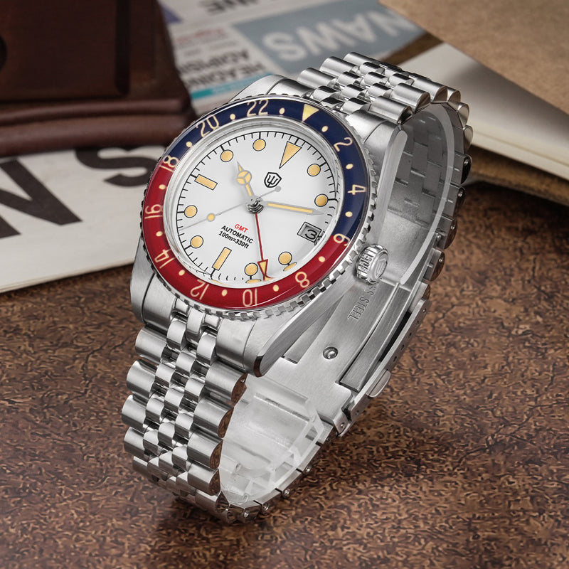 🔥WeeklyDeals🔥Watchdives WD6542 38mm GMT Men Watch