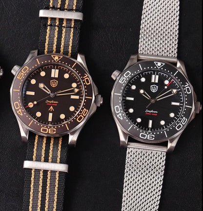 🔥EarlyBird🔥Seafarer WD007Q VH31 Titanium NTTD Dive Watch