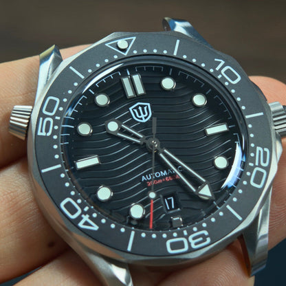 🔥WeeklyDeals🔥Watchdives WD007 Top Hat Sapphire PT5000 Titanium Dive Watch